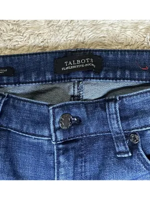 Talbots Flawless Five Pocket bootcut curvy medium wash denim jeans Size 6 thumbnail 4