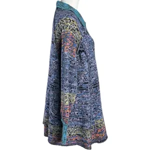 Free People Bohemian Seasons Of Sun Oversized Tunic Sweater Dress XL 70s Fall thumbnail 7