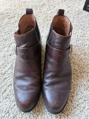 Ariat Jenna Western Ankle Boots 8.5B Brown Leather Cowboy Equestrian thumbnail 2