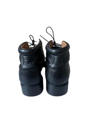 Ariat Women’s Competitor Western Lace Up Roper Black Leather Boots with Kiley thumbnail 4