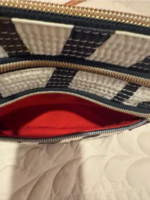 Dooney & Bourke Zebra Print Triple Zip Crossbody Bag thumbnail 6