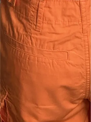 Polo Ralph Lauren orange cotton cargo shorts Size 6 utility gorpcore outdoors thumbnail 6