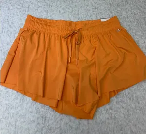DSG Womens‎ High-Rise Flutter Short 3 Inch Vintage Orange Small NWT DAW15200 thumbnail 1