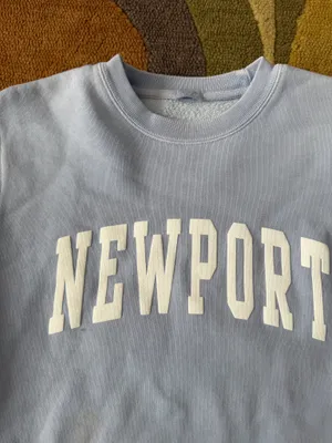 John Galt Brandy Melville Erica Newport Rhode Island Crewneck Sweatshirt OS thumbnail 2
