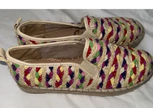 Sam Edelman Carrin Espadrille Platform Shoes Womens Size 8 Slip On Multicolor thumbnail 4