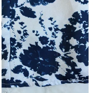Lulus Navy‎ Blue White Floral High Neck Skater Dress LD9225Y Womens Medium thumbnail 9