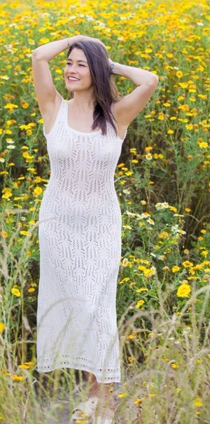 Aqua & Kristopher Brock Bohemian Cotton Crochet Dress thumbnail 1