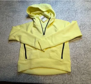 DSG Sport Fleece 1/4 Zip Womens XXS‎ Yellow Chill Hoodie thumbnail 1