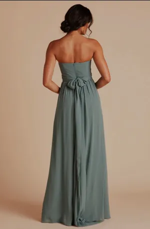 Birdy Grey Convertible Bridesmaid Dress Grace Chiffon Sea Glass thumbnail 3