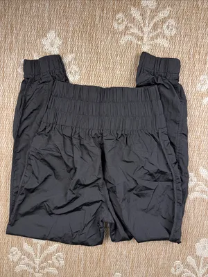 FP Movement Black Elastic-Waist Jogger Pants thumbnail 4