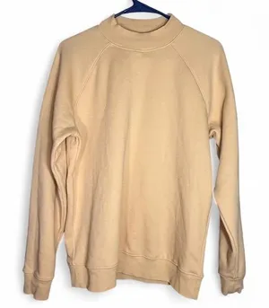 Fabletics Beige Crewneck Sweater thumbnail 1