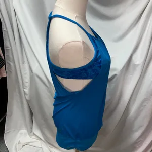 Lululemon No Limits Tank Womens 6 Paisley Cornflower W1575S Active‎ Sport thumbnail 5