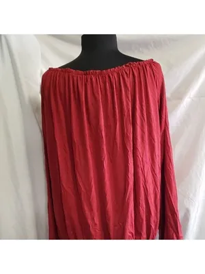 Ezbelle Off The Shoulder Blouse Size XXL NWT thumbnail 3