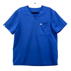 FIGS‎ Scrub Top Blue L thumbnail 1