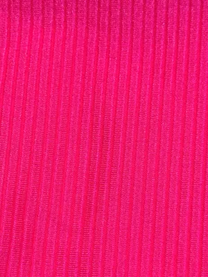 aerie Ribbed High-Rise Bikini Bottoms - Hot Pink thumbnail 2