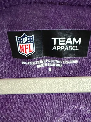Minnesota Vikings Football Tee - Purple & Gold Women’s Small thumbnail 3