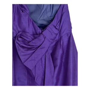 Vintage Watters & Watters Silk Dress Size 6 One Shoulder Purple Formal Cocktail thumbnail 8
