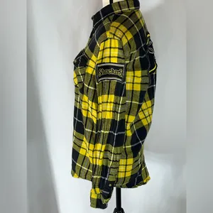 Angry Minnow Flannel Co Wichita State Shockers WuShock Plaid Shirt Medium M thumbnail 3