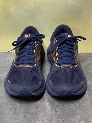 Brooks Adrenaline GTS 21 Women's Blue/Gold Running Shoes Size 11B thumbnail 8