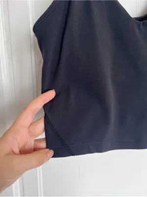 Lululemon • Align Tank crop black nulu built in bra athletic yoga workout thumbnail 6
