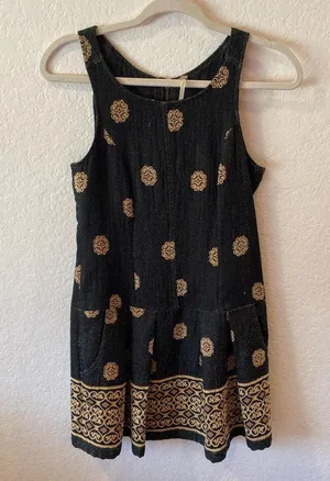 Free People Bohemian Vintage Dress thumbnail 1