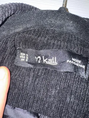 K Zell Corduroy Jacket Black thumbnail 5