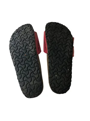 Birkenstock Madrid Slide Sandals Red 40 Narrow Women's Size 9 thumbnail 5