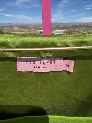 Ted Baker Green Bag with Pink Label thumbnail 2
