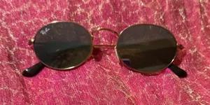 Ray-Ban Gold Frame oval Sunglasses thumbnail 1