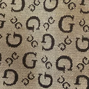 Guess Black & White Patterned Logo Tote Shoulder Purse Bag thumbnail 5