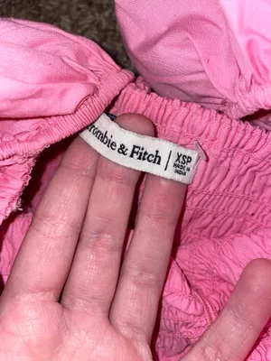 Abercrombie and fitch pink midi dress thumbnail 2