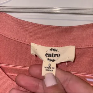 Entro Embroidered Floral fit and flare dress‎ pink size small thumbnail 4