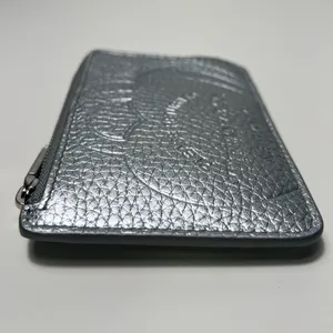 Tiffany & Co. Return to Tiffany Silver Pebbled Zippy Zip Wallet Card Case thumbnail 11