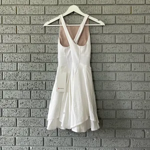 NWT Lululemon Court Crush Dress White Size 2 thumbnail 5