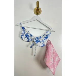 LOVESHACKFANCY Swim Massimo Bikini Set in Cobalt Pop Size Small thumbnail 5