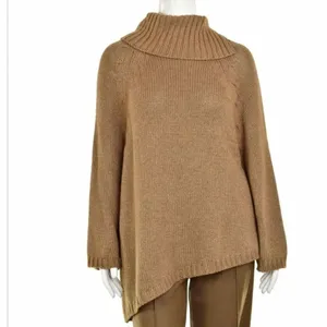 Escada cashmere/silk tan turtleneck sweater thumbnail 2