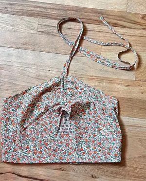 Floral Crop Top Multi Size XS thumbnail 1