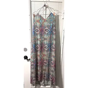 Show Me Your Mumu Erlyn Halter Maxi Dress‎ Women’s Size S Multicolor ( Reef) thumbnail 3