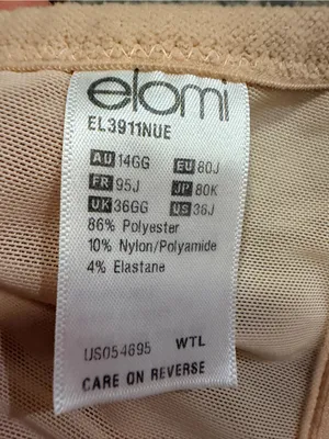 Elomi Nude Supportive Underwire Bra Tan Size undefined thumbnail 4