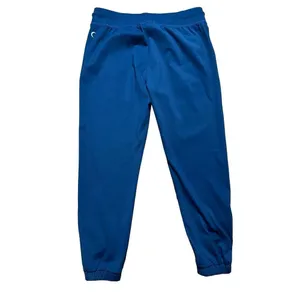 Zyia Active Ankle‎ Zip Jogger Pants Pull On Drawstring Navy Athleisure Women's S thumbnail 2