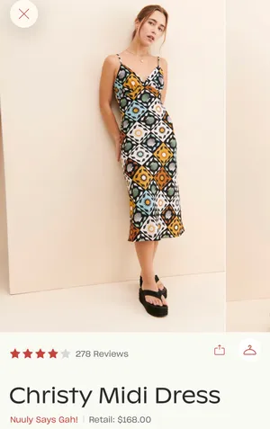 Lisa Says Gah Christy Midi Dress thumbnail 3