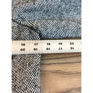 Banana Republic Pea Coat Black White Tweed Wool Blend Double Breasted 4 thumbnail 11