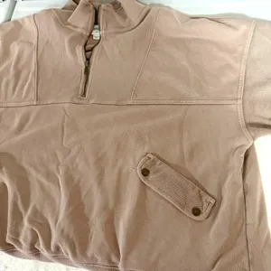 Aerie Luxe Motto Quarter Zip Pullover thumbnail 6