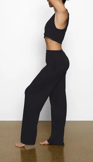 SKIMS Boyfriend loose Pant Black/Onyx M NWT thumbnail 5