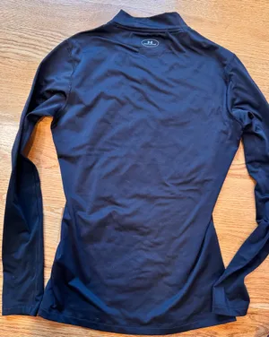 Under Armour Cold Gear Shirt Black Mock Neck Fitted S Unisex Base Layer thumbnail 3