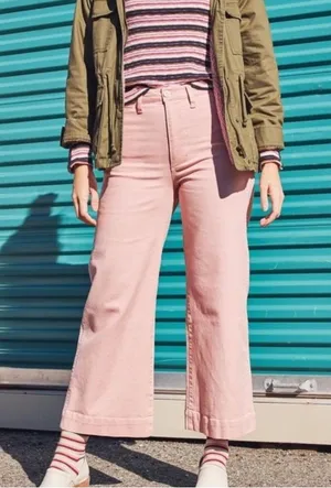 Madewell Emmitt crop pant wide leg thumbnail 1