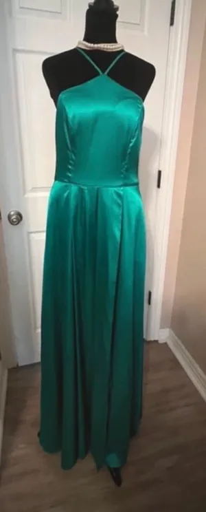 My Michelle Formal blue green evening dress thumbnail 1