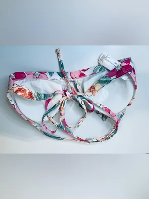 Cupshe Set NWT Women’s Pink Multi Floral Bikini Swimsuit Size‎ S thumbnail 10