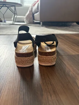 Steve Madden Sandals Black Platform thumbnail 5