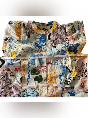 Marc New York cotton flutter-sleeve blouse Size Medium NWT thumbnail 7